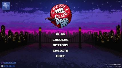 Punch Club Title Screen